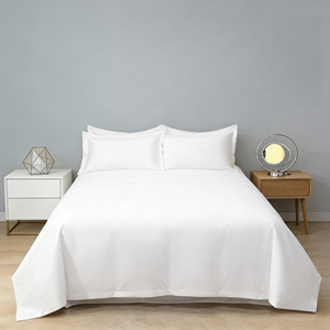 80 Fadenzahl Reine Baumwolle Sterne-Hotel-Qualität Bettwäsche Hotel- und Ferienhaus-Baumwollbettlaken Bettbezüge Bettwäsche-Set 4-teilig - Product Image 3