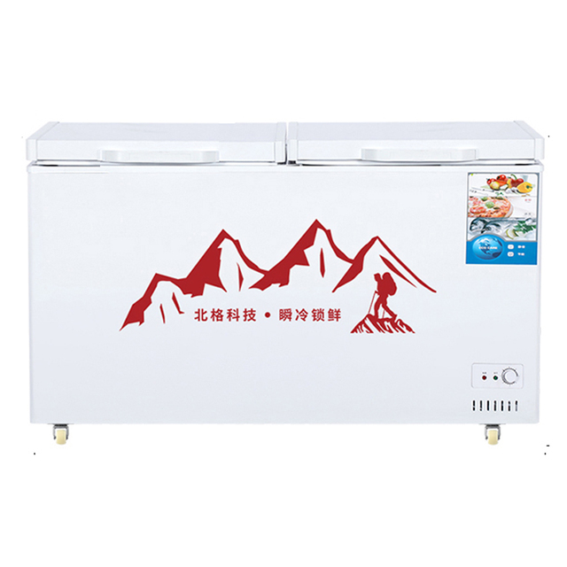 Commercial Chest Freezer Direct Cooling All-Purpose Compact Deep Freezer with Solid Lockable Top Lid ETL
