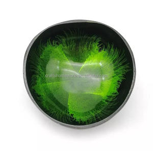 Trop belle Natural Coconut Shell Bowl Flower lacca design <span class=keywords><strong>ciotola</strong></span> di cocco lacca <span class=keywords><strong>ciotola</strong></span> di cocco versare la decorazione - Product Image 4