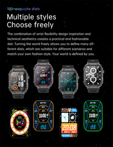 Montre de sport G13 <span class=keywords><strong>Pro</strong></span> avec grand écran de 2,01 pouces pour hommes, étanche, NFC, suivi de la forme physique, fréquence cardiaque, pression artérielle, moniteur de sommeil - Product Image 3