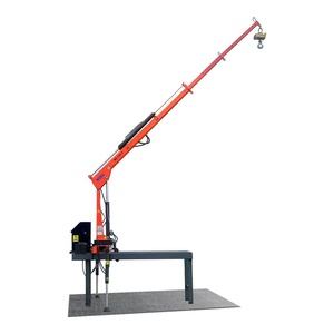 500kg / 1000kg Hydraulic Mini Electric <strong>Remote</strong> <strong>Control</strong> Truck / Tractor / Marine / Flat Trailer Pick up Lifting <strong>Crane</strong> - Product Image 1
