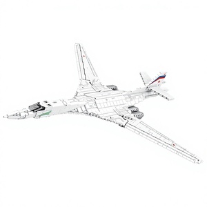 Reobrix 330 Militär Russland Tu-160 Weißer Schwan Strategischer Bomber Spielzeug Russische Sowjetische Luftwaffe Flugzeug Bausteine Sets - Product Image 2