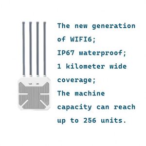 मूल अक्ष1800 गीगाबिट पोर्ट विf6 सफेद 1 किमी जाल बढ़ाया संस्करण आउटडोर विfi6 राउटर वाईफाई सिग्नल एम्पलीफायर 4x8.0dbi एंटीना - Product Image 2