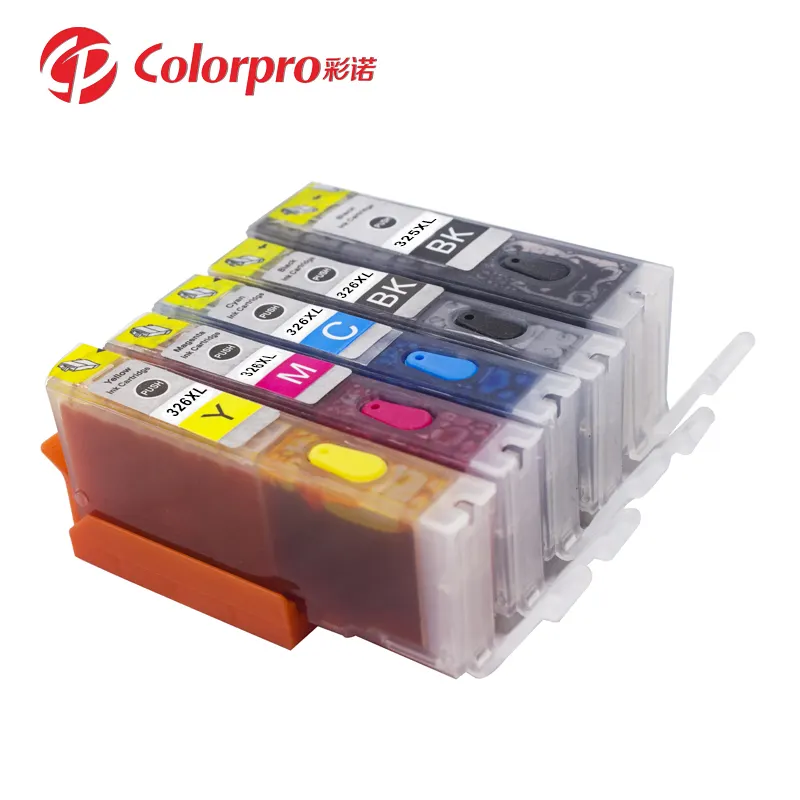 Colorpro BCI-325XL BCI-326XLインクカートリッジCompatibleためMG5130 MG5230 MG5330 MG6130 325 326インクタンク