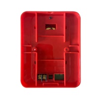 Alarma LED con cable de luz estroboscópica DC12V DC24V Detector de control Alarma de incendio con sonda