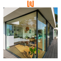 Fenêtres en aluminium WANJIA sur mesure, grandes fenêtres fixes, spécifications modernes, fournisseur d'or