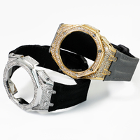 Nouveau kit de modification GA2100, bracelet en alliage, pierres brillantes, bracelet en nylon compatible avec GA-2100 GA-2110 GA-B2100, pièce de rechange pour montre, léger