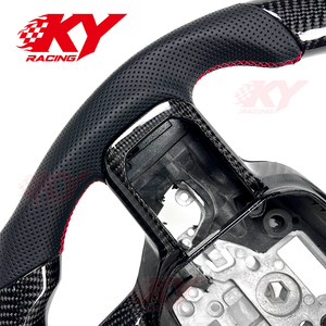 Volant personnalisé en cuir et fibre de carbone pour Ford F-150 F150 Raptor R Ranger F250 F350 2021-2026 Accessoires de voiture - Product Image 2