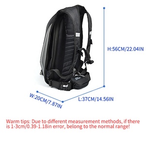 <span class=keywords><strong>MOTOCENTRIC</strong></span> Mochila Impermeable para Motocicleta, Bolsa Trasera Multifuncional para Motocicleta, Bolsa de Asiento Trasero de Gran Capacidad, Bolsa para Casco - Product Image 4