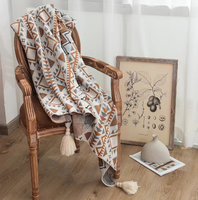 Luxuriöse Gewichtsdecke aus Strick – Südwestlicher Boho- & Skandinavischer Stil für Baby, Sofa & Büro-Nickerchen (Maschinenwaschbar)