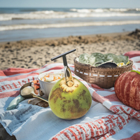 Ouvre-Noix de Coco Portable Pratique en Acier Inoxydable pour Coconuts Jeunes