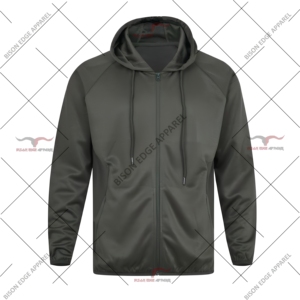 Ensemble survêtement décontracté en molleton avec sweat à capuche zippé et pantalon de jogging assorti, deux pièces, pour le sport et la détente - Product Image 2