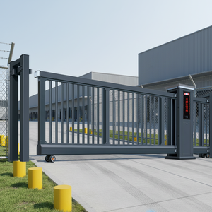 Cancello Scorrevole Industriale in Alluminio per Esterni, Hotel, Officine, Magazzini, Aeroporti, Cancello Automatico a Sbalzo - Product Image 1