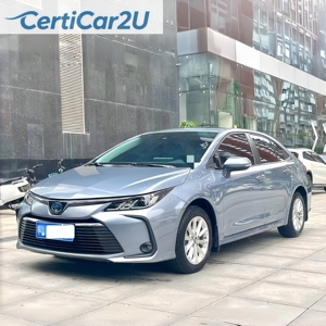 2021 model Corolla Hybrid 1.8L CVT Elite ikinci el araba 4.1L yakıt tasarruflu 2700mm aks mesafesi sedan sol direksiyonlu R16 lastikler kumaş koyu renk - Product Image 1
