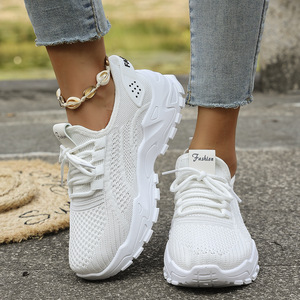 Children's <b>Shoes</b> Spring Season Best-selling Item Women's <b>Shoes</b> <b>Soft</b> Sole Fly-ribbed <b>Shoes</b> Leisure Sports Running - Product Image 3