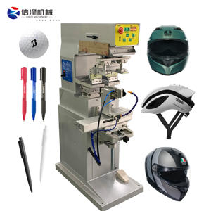 Sistema de cilindro servo de alta calidad, 2 cabezales de impresión, máquina de impresión de almohadilla de 2 colores para bolígrafos, impresora de tampones de juguetes de plástico - Product Image 1
