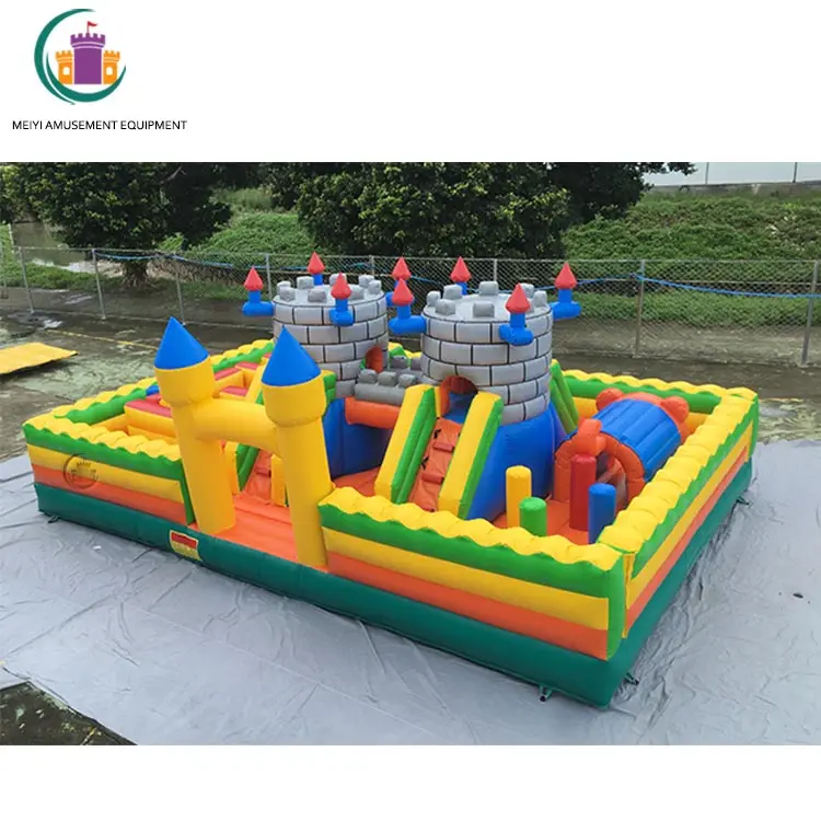 Popular Giant Inflatable Jumping Castle Commercial Inflatable Amusement Park for Kids Big Inflatable Playground Unisex Princess