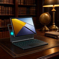 Nouvel étui clavier Magic Scissor pour POCO Pad X1 11.2" avec adsorption magnétique, rétroéclairage 7-RGB, design ultra-fin, sans fil