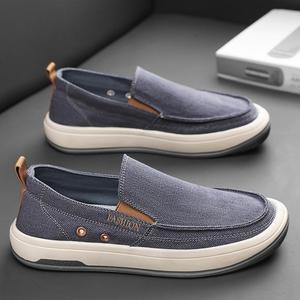 Zapatos Deportivos de Verano para Hombre, Transpirables, Resistentes al Desgaste, Ligeros, de Corte Bajo, Suela Suave, Color Sólido, Casuales, con Suela Plana - Product Image 4