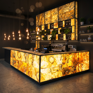 Translucent Natural Marble Stone Veneer Flexible Eco-Friendly Strong Custom Size Bathroom Hotel Villa Garden Modern Design - Product Image 4