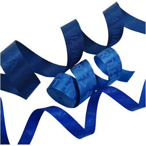 사용자 정의 패턴 28mm 38mm 50mm 유명 브랜드 자카드 트릴 나일론 웨빙 스트랩 용 슬링 - Product Image 1