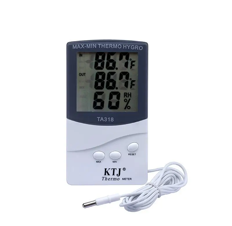 Lcd Display Huishoudelijke Temperatuur Meter Hoge Precisie Indoor Elektronische Thermometer Met Wekker