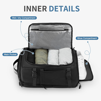 Sac à dos professionnel pour homme avec logo personnalisé, résistant à l'eau, grande capacité, pour ordinateur portable 16 pouces, extensible, pour les loisirs et les voyages