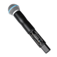 Gerçek Çeşitlilik UHF Kablosuz Mikrofon 2 El Tipi Mikrofon 560 680MHz DQPSK Dijital Mikrofon Sistemi Sahne Karaoke Düğün için