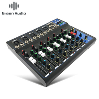 Console de mixage audio numérique USB 7 canaux GAX-UF7, amplificateur de mixage audio professionnel pour karaoké avec Bluetooth