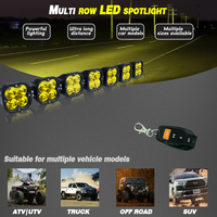 Barre lumineuse LED étanche personnalisable en gros, 22/32/42/52 pouces, barre de toit LED modulaire pour voiture, camion, tout-terrain, 4x4, UTV