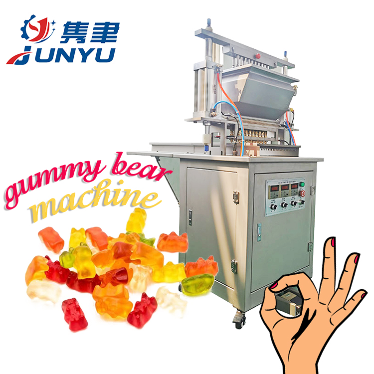 40 кг/ч липкие конфеты делая машину hala желе конфеты депонирование машины для мягких конфет формовочная фабрика