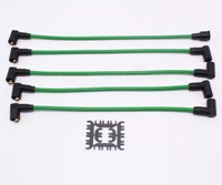 Câbles de performance HT 8 mm pour Mini Metro Austin Morris Rover Reliant classiques, couleur verte VA0181