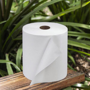 Papel Higiénico Desechable Resistente al por Mayor, Rollos Jumbo, Toallas de Mano a Granel, Servilletas, Logotipo Personalizado, Pulpa de Bambú Ecológica, 1 Capa, RBTP08 - Product Image 2