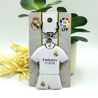 Porte-clés Maillot de Foot Transfrontalier pour Équipe Argentine France Pendentif Emirates FLY BETTER Texte Cadeau Créatif