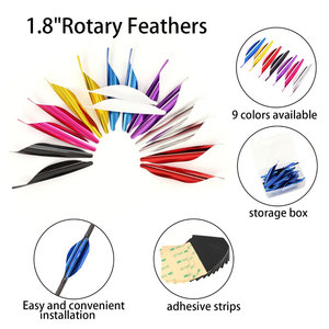 Bắn cung quay cánh xoắn ốc lông tự làm mũi tên bắn cung với nhãn dán băng mũi tên Phụ Kiện Trọng lượng nhẹ tự làm recurve hợp chất cung - Product Image 2