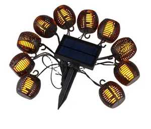 휴일 파인애플 모양의 10 LED 요정 조명 배터리 운영 문자열 빛 실내 침실