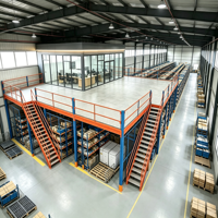 HONGXIN Étagère de mezzanine en acier robuste sans boulons, réglable, en acier laminé à froid, avec revêtement en poudre, protection contre la corrosion, personnalisable