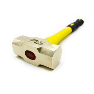 Mango de fibra a prueba de explosiones de grado industrial, martillo octogonal, herramientas antichispas, martillo de latón, trituradora de martillo móvil - Product Image 2