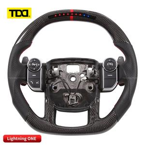 Volante de fibra de carbono TDD LED para Land Rover Range Rover Discovery L550 L494 Sport 2014-2020 4 Runner - Product Image 6