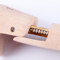 LM045 arbre à chaussures réglable de qualité supérieure en bois de hêtre naturel pour hommes