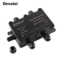 Boîte de connexion à cinq voies, étanche IP68, boîte de jonction en PC, modèle extérieur électrique FSH713-A