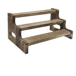 Wooden Multi Tier <b>Desktop</b> <b>Shelf</b> 13.8in X 6.1in X 8.4in 3 Layer Storage Organizer For Kitchen Spice Cosmetics - Product Image 2
