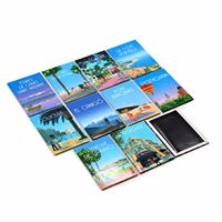 Souvenir de voyage Dubaï Émirats Arabes Unis Chameau du désert Thème Burj Khalifa Aimant de réfrigérateur personnalisé en étain durable pour les boutiques de cadeaux touristiques