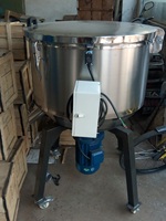 Miscelatore impastatrice in acciaio inox ad alta velocità nuovo frullatore per polvere fertilizzante gomma vite pagaia vuoto statico motore statore