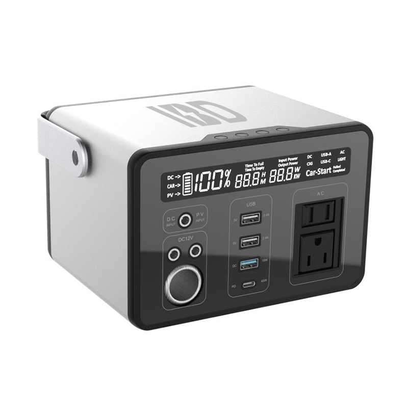 1000 Вт Солнечный уличный источник питания 500 Вт портативная мощная электростанция для кемпинга пищевых продуктов грузовиков Explorer Phone