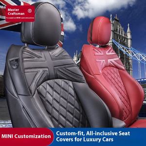 <span class=keywords><strong>Coprisedili</strong></span> <span class=keywords><strong>Auto</strong></span> <span class=keywords><strong>in</strong></span> <span class=keywords><strong>Pelle</strong></span> a Copertura Totale per Mini Cooper, Cuscini Decorativi <span class=keywords><strong>su</strong></span> <span class=keywords><strong>Misura</strong></span> per BMW Mini One Special - Product Image 2
