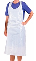 Vente directe d'usine, tablier en PE transparent jetable et imperméable personnalisé