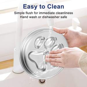 Grosir Pabrik mangkuk anjing pengumpan lambat baja tahan karat mangkuk pengumpan lambat makanan dan air - Product Image 2