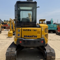 Excavatrice hydraulique d'occasion Komatsu PC40 polyvalente de 4 tonnes, excellente capacité de nivellement, fonctionnement fluide