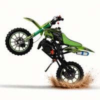 Motor Trail Mini 49CC Off Road, Mesin Berpendingin Udara, Starter Tarik, Rem Cakram, Penggerak Rantai
